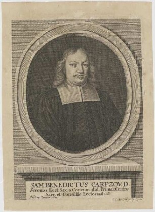 Bildnis des Sam. Benedictus Carpzov
