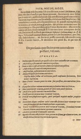 De personis quae societatem contrahere possunt, vel non.