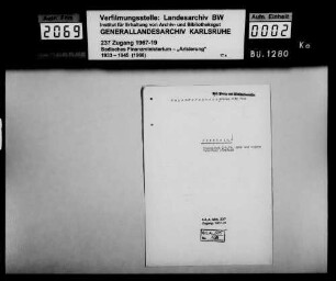 Meyer-Gerngroß, Helene Sara geb. Dinkelspiel, Witwe des Kaufmanns Ludwig gen. Louis Meyer-Gerngroß in Mannheim Käufer: Stadt Mannheim