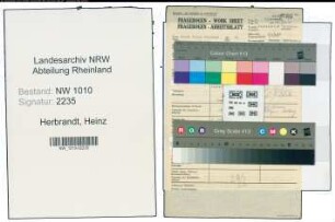 Entnazifizierung Heinz Herbrandt , geb. 02.07.1905 (Spediteur)