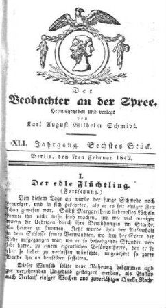 6. Stueck, 7. Februar 1842