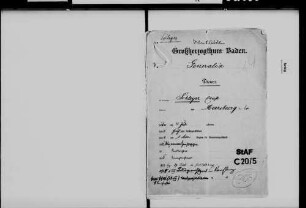 Schleyer, Ernst; Landgerichtsdirektor; geb. 4.7.1882 in Meersburg; gest. 3.3.1959 in Konstanz
