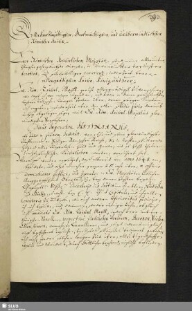 [Stubriz, Martin, Advocatus, an Kaiser Leopold I: Budißin, den 5. Novembr. anno Christi 1673.]