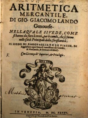 Aritmetica mercantile