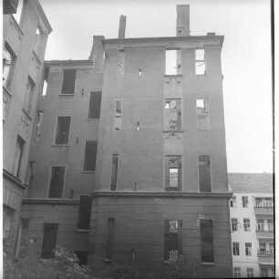Negativ: Ruine, Cranachstraße 37, 1951