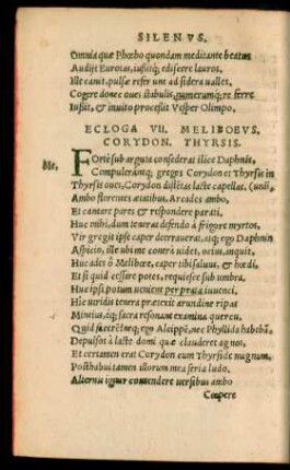 Ecloga VII. Meliboeus ...