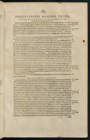 185-212, Annotationes Martini Crusii