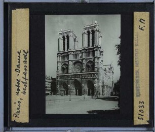 Paris, Kathedrale Notre-Dame de Paris : Westfassade