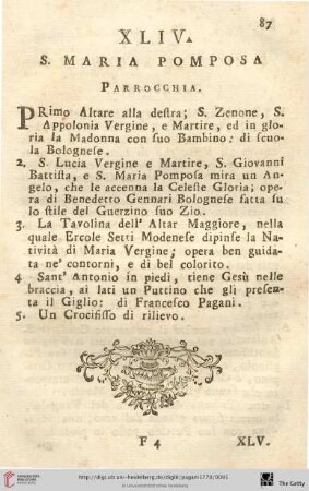 Num. XLIV.: S. Maria Pomposa