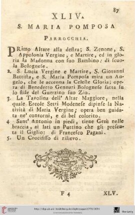 Num. XLIV.: S. Maria Pomposa