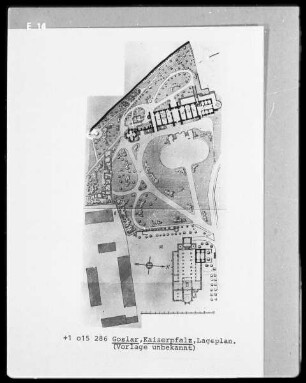 Die Kaiserpfalz in Goslar: Lageplan