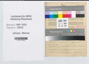 Entnazifizierung Werner Johnen, geb. 26.01.1909 (Landwirt)