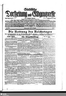 Sächsische Dorfzeitung und Elbgaupresse : mit Loschwitzer Anzeiger ; Tageszeitung für das östliche Dresden u. seine Vororte