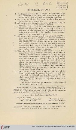 Conditions of Sale