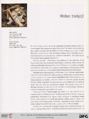 Wobec tradycji