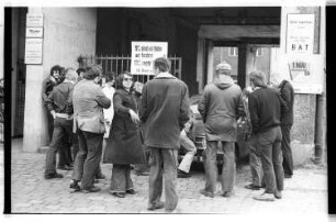 Kleinbildnegativ: Streik, 1973