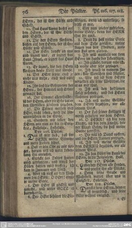 Der 116. Psalm