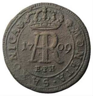 Fundmünze, 1/12 Taler, 1709