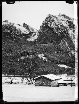 Ramsau bei Berchtesgaden, der Hochkalter am Hintersee