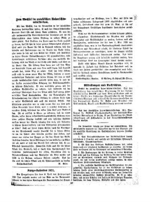 Kunze-Kalender 1921