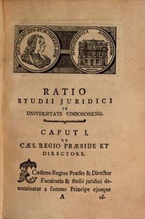 Ratio Studii Juridici In Universitate Vindobonensi