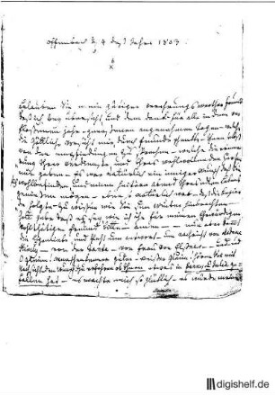 6: Brief von Sophie von La Roche an Johann Wilhelm Ludwig Gleim