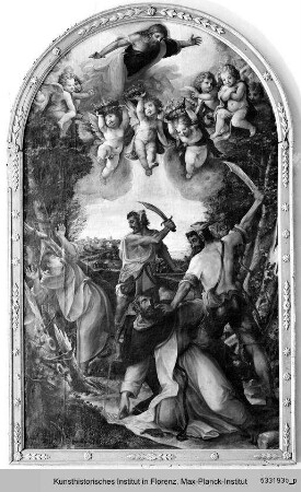 Tod des heiligen Petrus Martyr