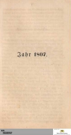 Jahr 1807