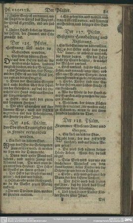 Der 127. Psalm
