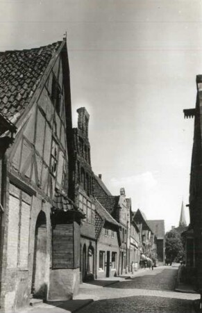 Lüneburg. Häuserzeile