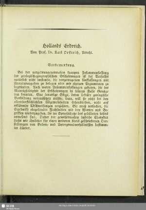 Hollands Erdreich