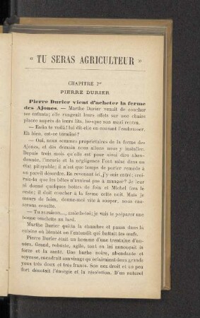TU SERAS AGRICULTEUR