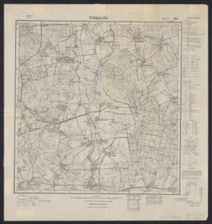Messtischblatt [1290] = 185 : Schönwalde in Ostpreußen, 1908 : Messtischblatt [1290] = 185 : Schönwalde i. Ostpreußen. - Aufn. 1906, Hrsg. 1908. - [Berlin] : Reichsamt für Landesaufnahme , 1908. - 1 Kt. : einfarb.