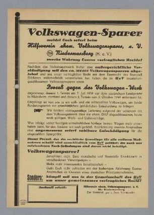 "Volkswagen-Sparer"