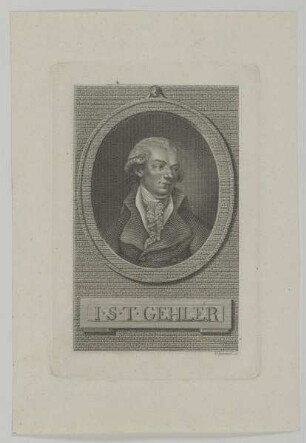 Bildnis des I. S. T. Gehler