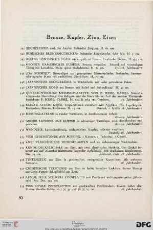 Bronze, Kupfer, Zinn, Eisen (Nr. 541-563)