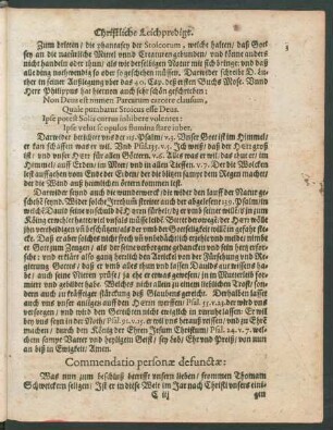 Commendatio personae defunctae: