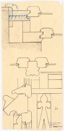 Kranken- und Siechenhaus, Brüssow Gültiger Ausführungsentwurf: Fensterdetail