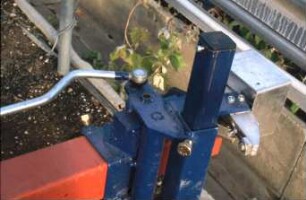 Parallelführungssystem am Teststand Glashaus Weihenstephan
