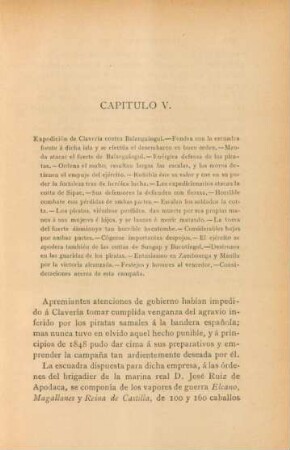 Capítulo V. Expedición de Claveria contra Balanguingui. - ...