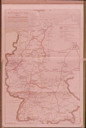 Ausbauplan für Bundesfernstrassen (Karte)