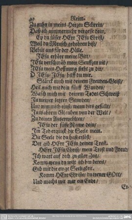 Reim-Gebetlein