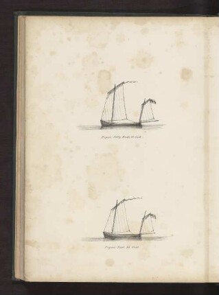 Pique's Jolly Boat, 18 feet. Pique's Yawl 16 feet.