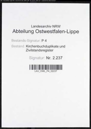 Kirchenbuchduplikat der katholischen Gemeinde Sümmern, Kreis Iserlohn (HT 1812, GHT 1822, HT 1823, GHT 1824, GHT 1826-1832, GHT 1838-1854). (Gemeinde: Katholische Gemeinde)