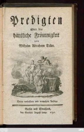 Predigten über die häusliche Frömmigkeit