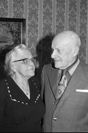 Diamanthochzeit der Eheleute Mathilde und August König
