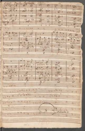 Miserere; S, strings, bc; a-Moll