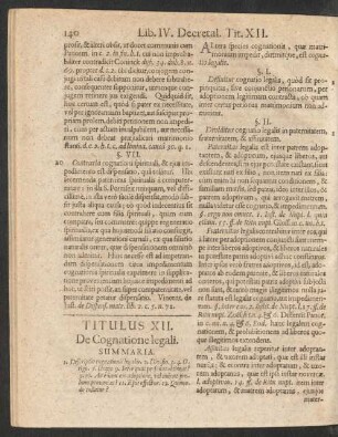 Titulus XII. De Cognatione legali