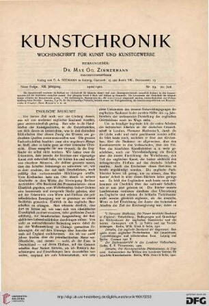Heft 29 (20. Juni 1901)