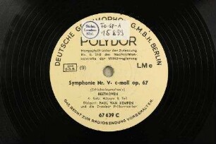 Symphonie Nr. V c-moll op. 67
